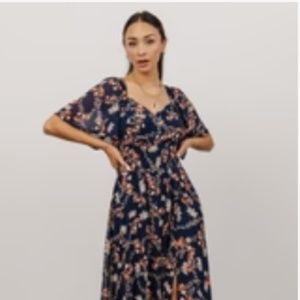 Baltic Born Blue Floral Dress